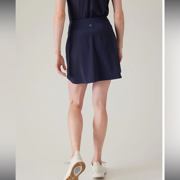 Athleta Women's 16" Fairway Golf Skort Dress Navy Blue Size Extra Small - Picture 2 of 13